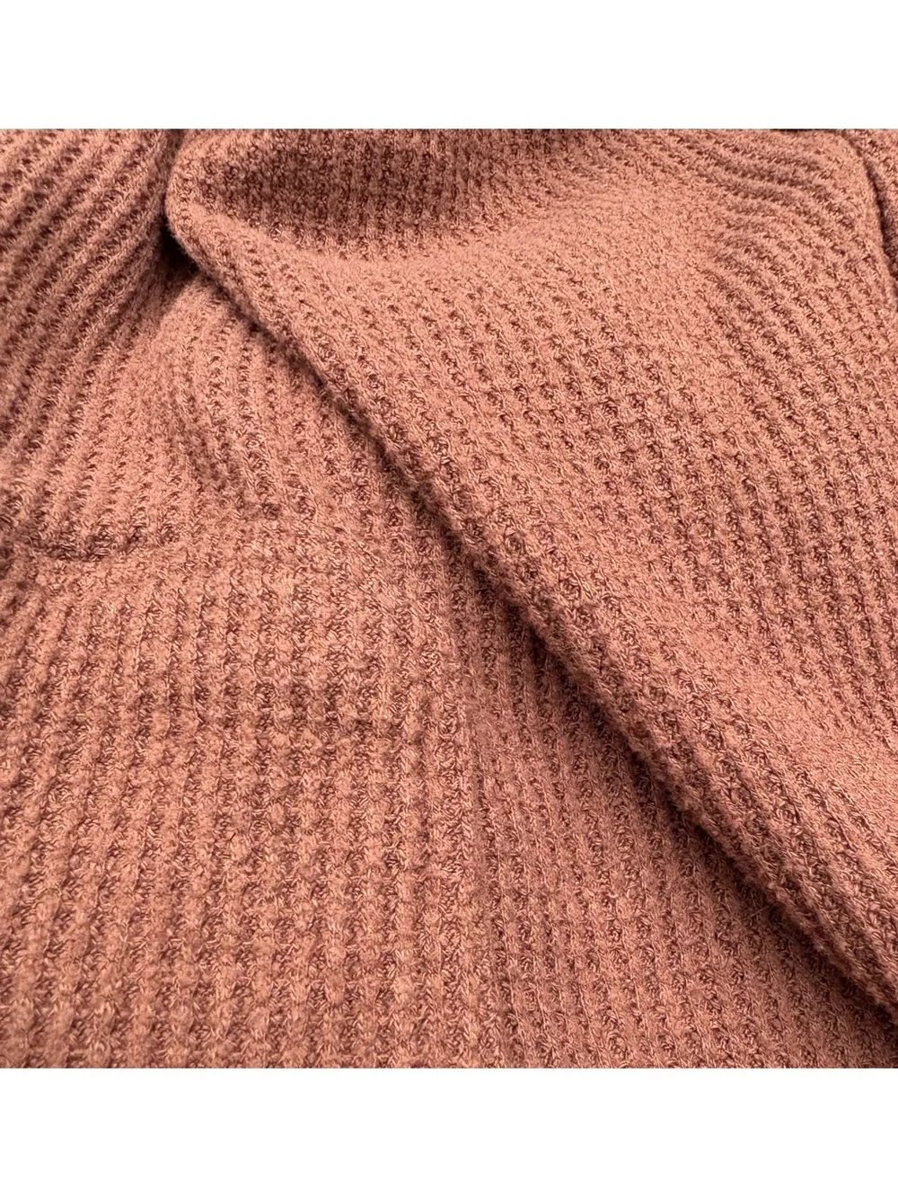 Aerie Traveler Lounge Waffle Cargo Joggers In Terracotta Rusty Brown Size S